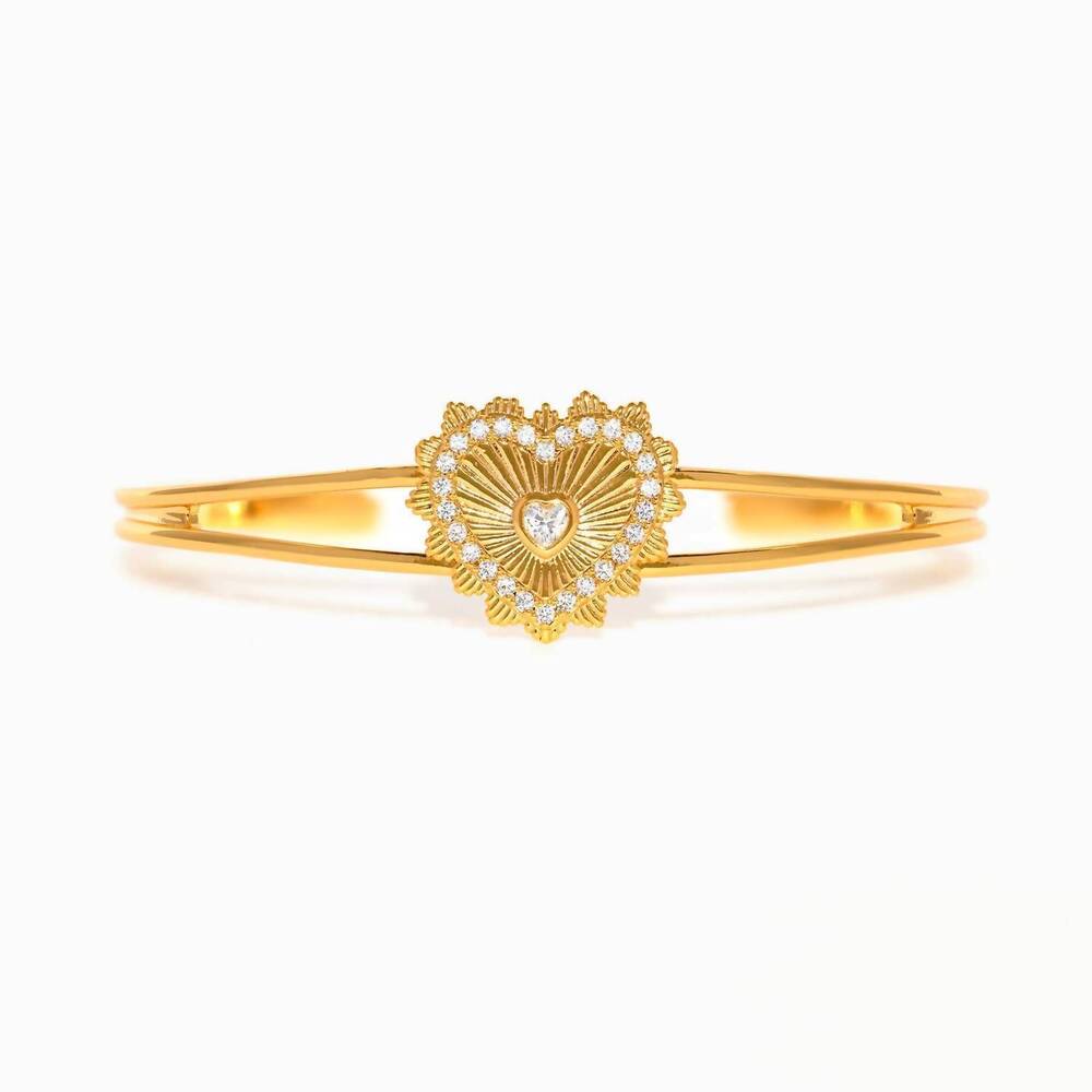 NEW GIRLS CREW women's in the name of love cuff bracelet in gold